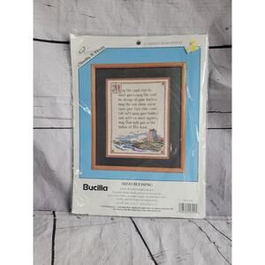 Irish Blessing Sampler Kit Cross Stitch #540 Needles 'N Hoops 1997 New 14 × 17